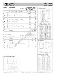 IXTT72N20 Datasheet Page 2
