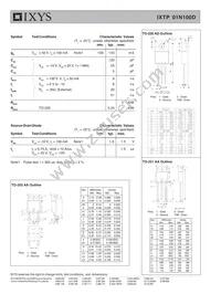 IXTU01N100D Datasheet Page 2