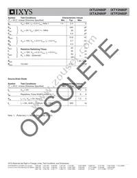 IXTU2N80P Datasheet Page 2