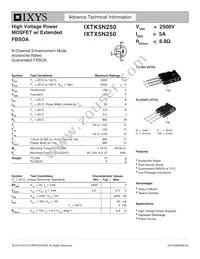 IXTX5N250 Datasheet Cover