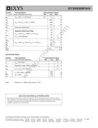 IXTX6N200P3HV Datasheet Page 2
