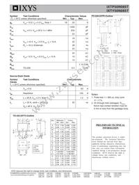 IXTY50N085T Datasheet Page 2