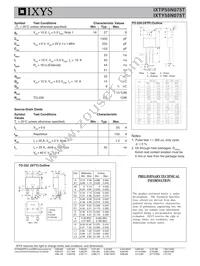 IXTY55N075T Datasheet Page 2