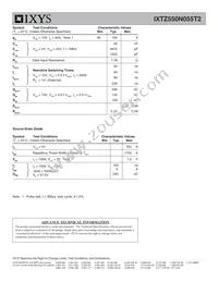 IXTZ550N055T2 Datasheet Page 2