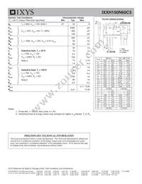 IXXH150N60C3 Datasheet Page 2