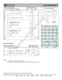 IXXH30N60B3D1 Datasheet Page 2