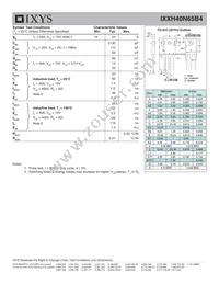 IXXH40N65B4 Datasheet Page 2