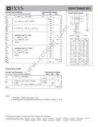 IXXH75N60C3D1 Datasheet Page 2