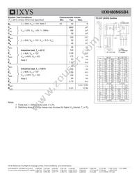 IXXH80N65B4 Datasheet Page 2