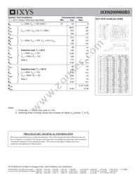 IXXN200N60B3 Datasheet Page 2