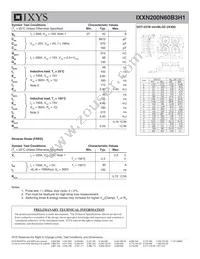 IXXN200N60B3H1 Datasheet Page 2