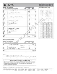 IXXN200N60C3H1 Datasheet Page 2