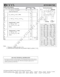 IXYH10N170C Datasheet Page 2