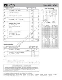 IXYH10N170CV1 Datasheet Page 2