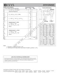 IXYH12N250C Datasheet Page 2