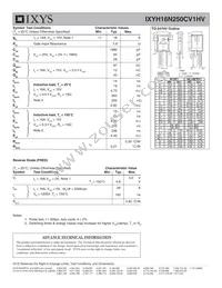 IXYH16N250CV1HV Datasheet Page 2