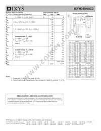 IXYH24N90C3 Datasheet Page 2