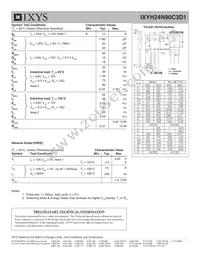 IXYH24N90C3D1 Datasheet Page 2