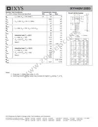 IXYH40N120B3 Datasheet Page 2