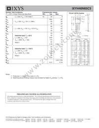 IXYH40N65C3 Datasheet Page 2