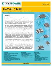 IXYH40N65C3H1 Datasheet Cover