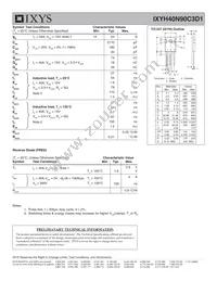 IXYH40N90C3D1 Datasheet Page 2