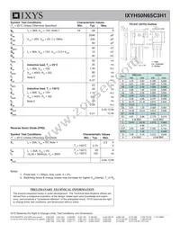 IXYH50N65C3H1 Datasheet Page 2