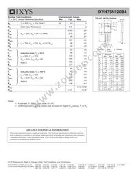 IXYH75N120B4 Datasheet Page 2
