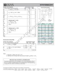 IXYH75N65C3H1 Datasheet Page 2