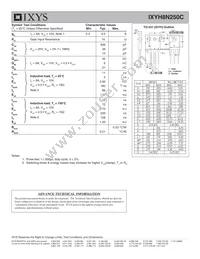 IXYH8N250C Datasheet Page 2