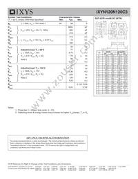 IXYN120N120C3 Datasheet Page 2