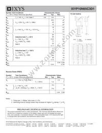 IXYP10N65C3D1 Datasheet Page 2