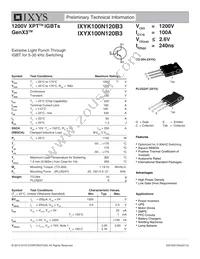 IXYX100N120B3 Datasheet Cover