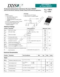 IXZ210N50L2 Datasheet Cover