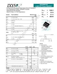 IXZ308N120 Datasheet Cover