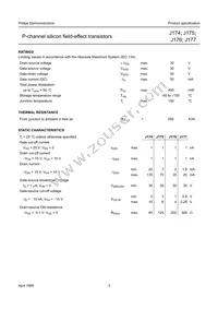 J176 Datasheet Page 3