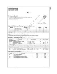 J271 Datasheet Cover