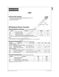 J304 Datasheet Cover