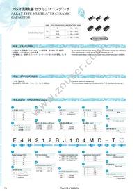 J4K316BJ105MF-T Datasheet Cover