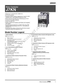 J7KN-10D-01 48 Datasheet Cover