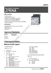 J7KNA-09-01W 24 Datasheet Cover