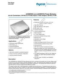 JAHW075A1 Datasheet Cover