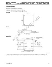 JAHW100G1 Datasheet Page 17