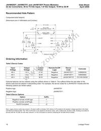 JAHW100Y1 Datasheet Page 18