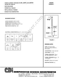 JAN1N4454-1 Datasheet Cover