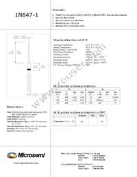 JAN1N647-1 Datasheet Cover