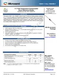 JAN1N945B-1 Datasheet Cover