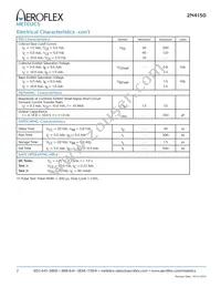 JANTXV2N4150 Datasheet Page 2