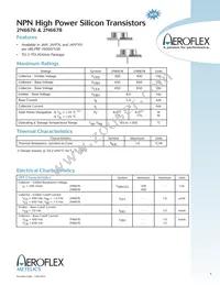 JANTXV2N6678 Datasheet Cover