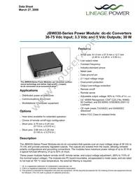 JBW030A1 Datasheet Cover